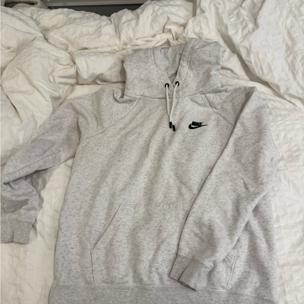 Nike Gray Quarter-Zip Pullover Sweater
